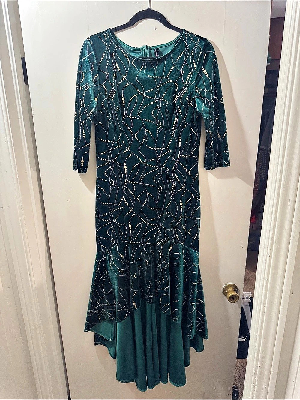 Ever-Pretty Embellished Maxi Dress Green XXL (US 12)